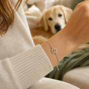 Bracciale Amoria argentato indossato