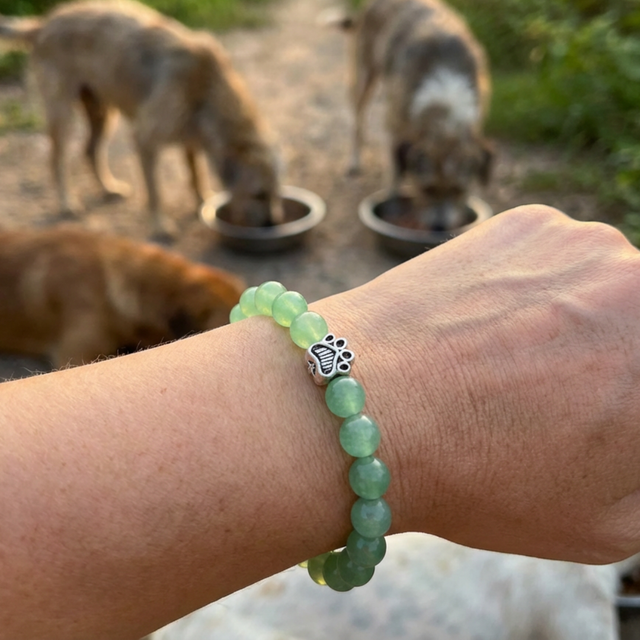 Bracciale solidale Smeraldo