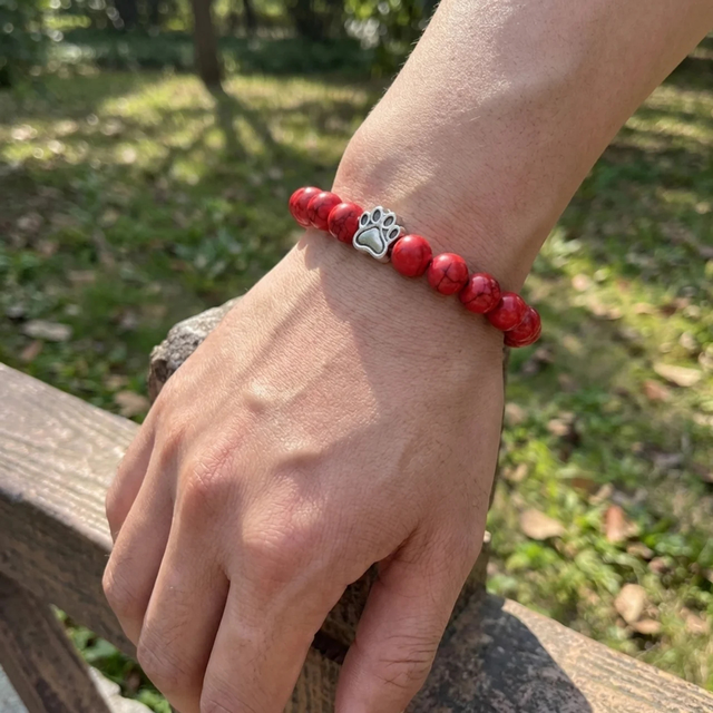 Bracciale solidale Cremisi