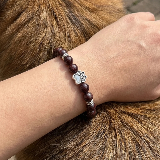 Bracciale solidale Granato